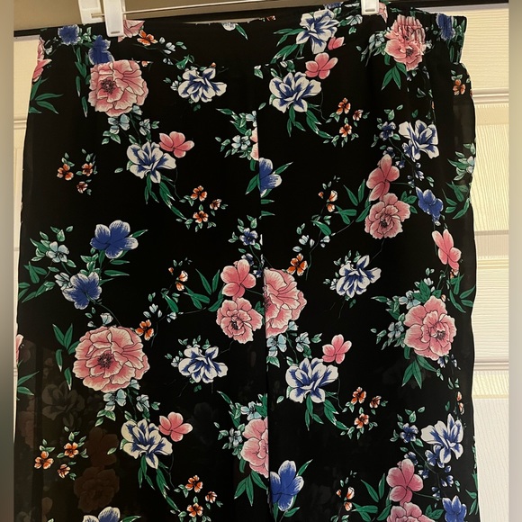 Straight leg sheer floral pants - Picture 4 of 6